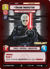Grand Inquisitor - You're Right to Be Afraid (Finalist) - 17 - Legendary - Organized Play Promos