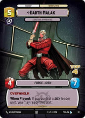 Darth Malak - Covetous Apprentice (Top 4) - 22 - Legendary - Organized Play Promos
