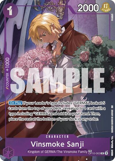 Vinsmoke Sanji - OP10-063 - Treasure Rare (Treasure Rare) - Legacy of the Master