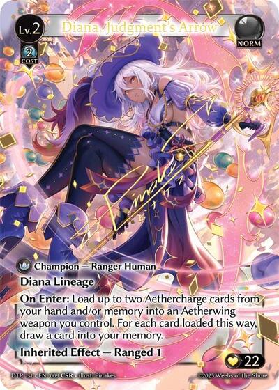 Diana, Judgment's Arrow - 009 - Collector Super Rare - Distorted Reflections