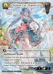 Cheshire Cat, Impish Grin - 049 - Ultra Rare - Distorted Reflections