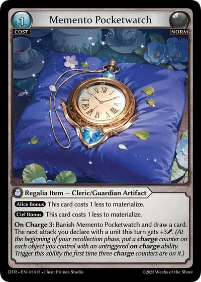 Memento Pocketwatch - 014 - Rare - Distorted Reflections