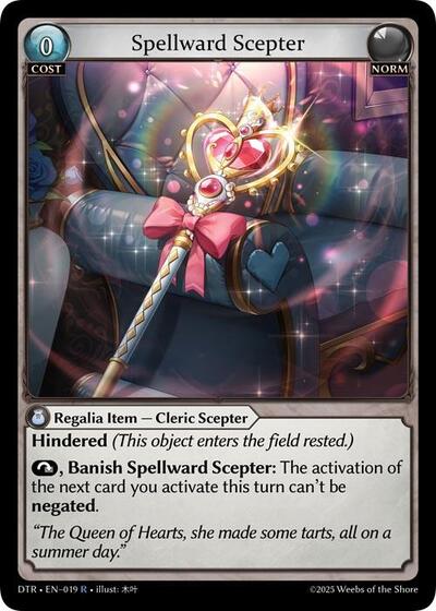 Spellward Scepter - 019 - Rare - Distorted Reflections