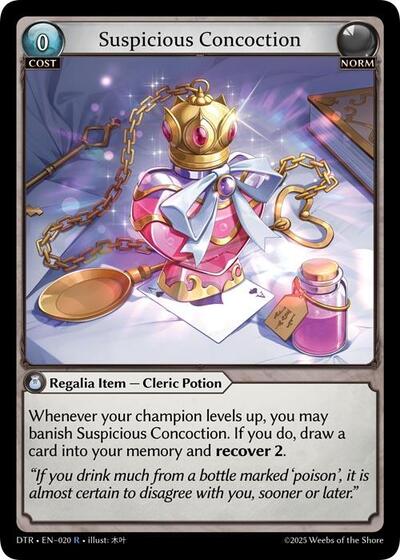 Suspicious Concoction - 020 - Rare - Distorted Reflections