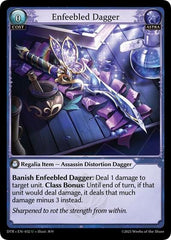 Enfeebled Dagger - 032 - Uncommon - Distorted Reflections