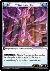 Votive Runeblade - 038 - Super Rare - Distorted Reflections