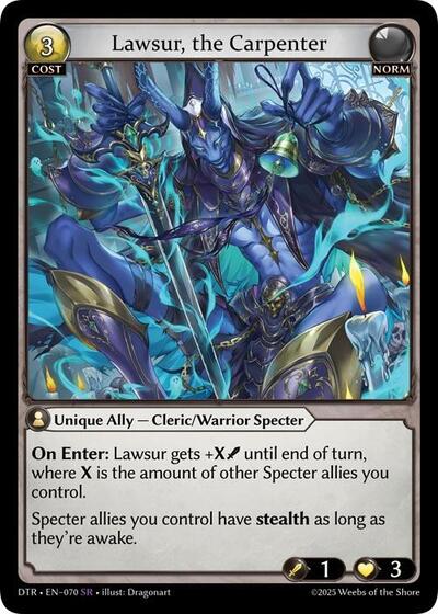Lawsur, the Carpenter - 070 - Super Rare - Distorted Reflections