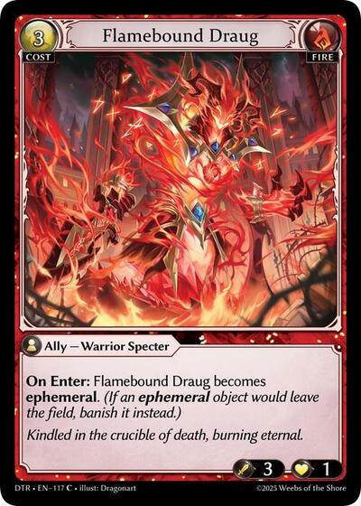 Flamebound Draug - 117 - Common - Distorted Reflections