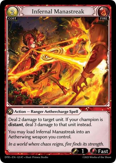 Infernal Manastreak - 125 - Common - Distorted Reflections