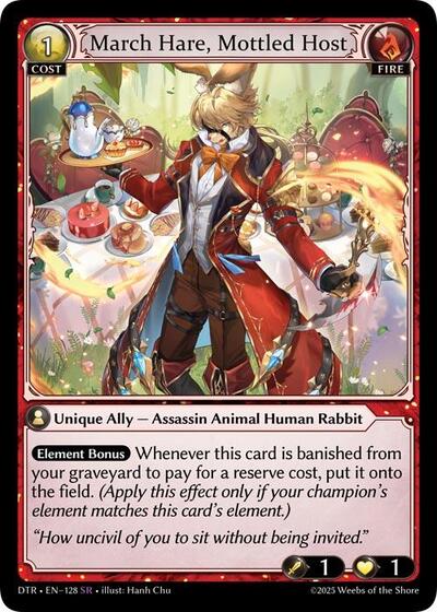 March Hare, Mottled Host - 128 - Super Rare - Distorted Reflections