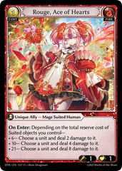 Rouge, Ace of Hearts - 133 - Super Rare - Distorted Reflections