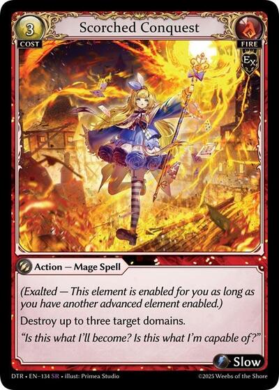 Scorched Conquest - 134 - Super Rare - Distorted Reflections