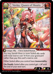 Verita, Queen of Hearts - 141 - Super Rare - Distorted Reflections