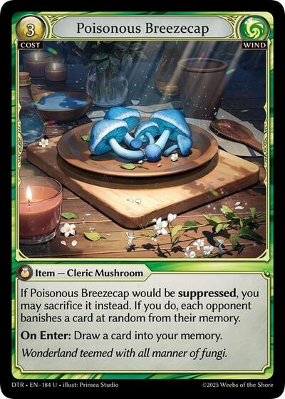Poisonous Breezecap - 184 - Uncommon - Distorted Reflections