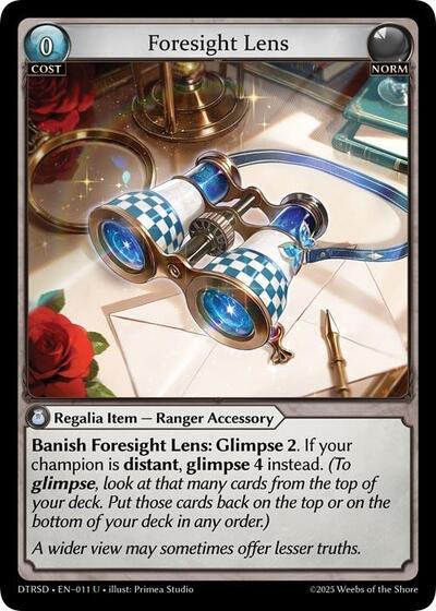 Foresight Lens - 11 - Uncommon - Distorted Reflections Starter Decks