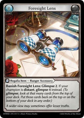 Foresight Lens - 11 - Uncommon - Distorted Reflections Starter Decks