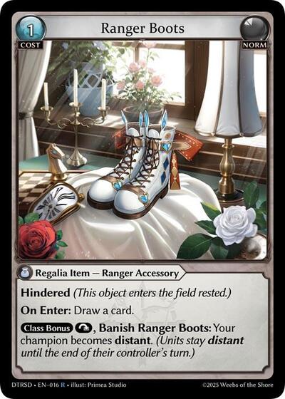 Ranger Boots - 16 - Rare - Distorted Reflections Starter Decks
