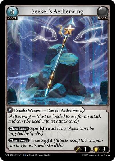 Seeker's Aetherwing - 18 - Rare - Distorted Reflections Starter Decks