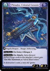 Pleiades, Celestial Genesis - 21 - Super Rare - Distorted Reflections Starter Decks