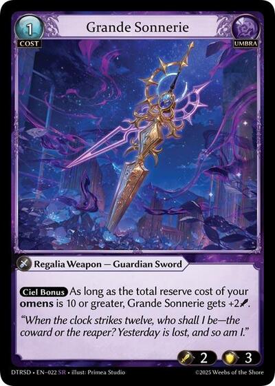 Grande Sonnerie - 22 - Super Rare - Distorted Reflections Starter Decks
