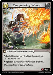 Overpowering Defense - 31 - Uncommon - Distorted Reflections Starter Decks