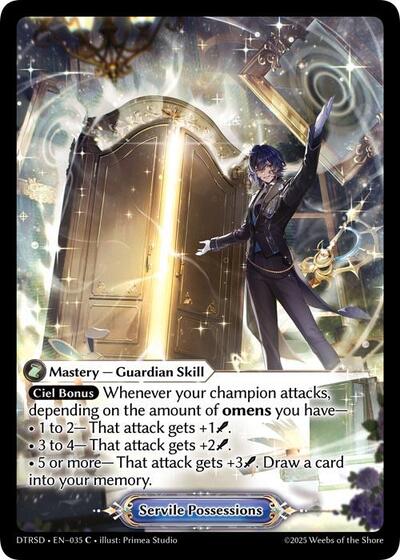Servile Possessions - 35 - Common - Distorted Reflections Starter Decks