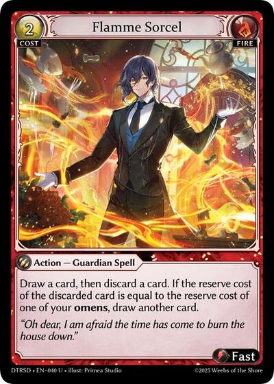 Flamme Sorcel - 40 - Uncommon - Distorted Reflections Starter Decks