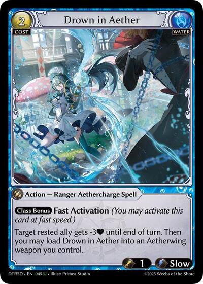 Drown in Aether - 45 - Uncommon - Distorted Reflections Starter Decks