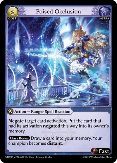 Poised Occlusion - 52 - Uncommon - Distorted Reflections Starter Decks
