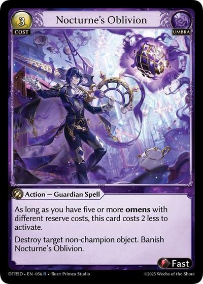 Nocturne's Oblivion - 56 - Rare - Distorted Reflections Starter Decks