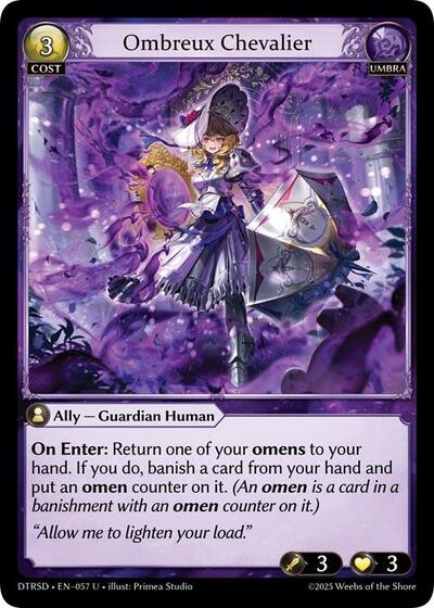 Ombreux Chevalier - 57 - Uncommon - Distorted Reflections Starter Decks