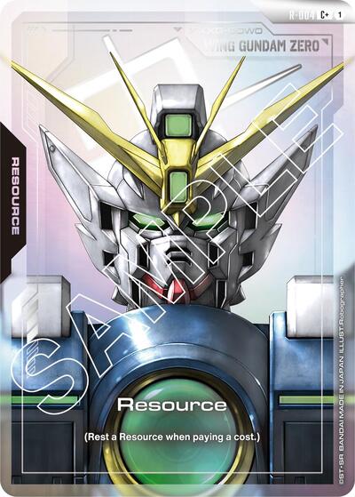 Resource (R-004) (C+) - R-004 - Full Art Common - Newtype Rising
