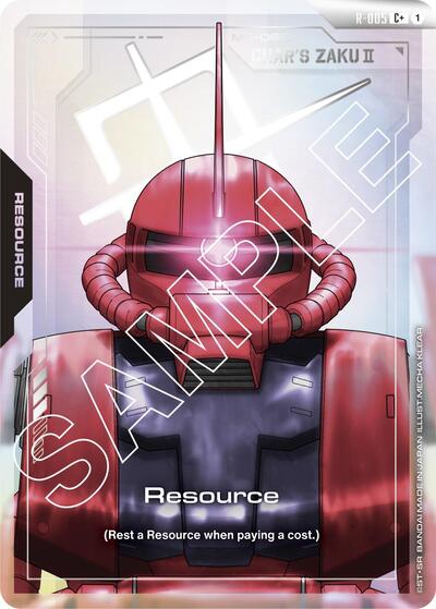 Resource (R-005) (C+) - R-005 - Full Art Common - Newtype Rising