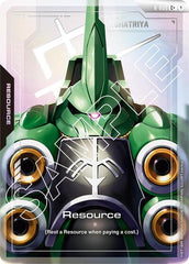 Resource (R-006) (C+) - R-006 - Full Art Common - Newtype Rising