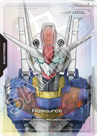 Resource (R-009) (C+) - R-009 - Full Art Common - Newtype Rising