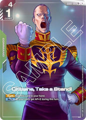 Citizens, Take a Stand! (R+) - GD01-105 - Full Art Rare - Newtype Rising