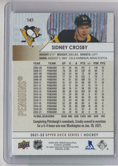 2021-22 Upper Deck Series 1 Sidney Crosby Silver Foil