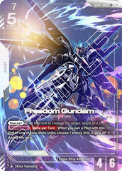 Freedom Gundam (LR+) - GD01-065 - Full Art Legendary Rare - Newtype Rising