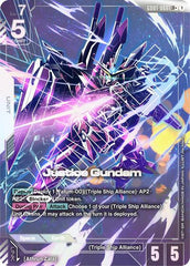 Justice Gundam (LR+) - GD01-066 - Full Art Legendary Rare - Newtype Rising