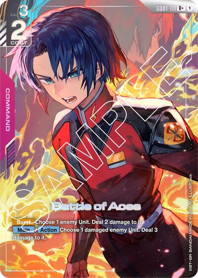 Battle of Aces (R+) - GD01-111 - Full Art Rare - Newtype Rising