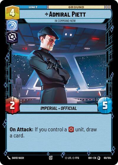 Admiral Piett - In Command Now - 60/104 - Special - Intro Battle: Hoth