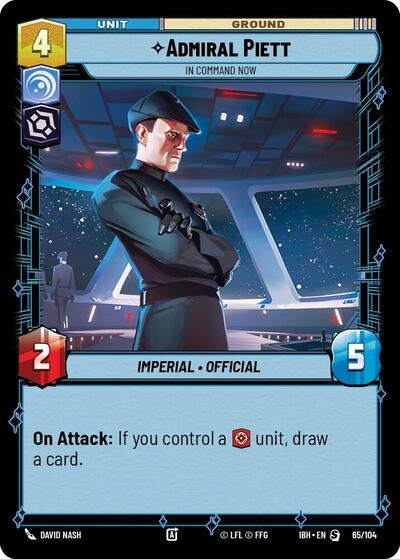 Admiral Piett - In Command Now - 65/104 - Special - Intro Battle: Hoth