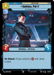 Admiral Piett - In Command Now - 65/104 - Special - Intro Battle: Hoth