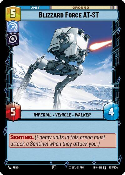 Blizzard Force AT-ST - 103/104 - Special - Intro Battle: Hoth