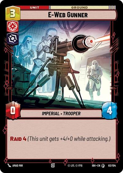 E-Web Gunner - 83/104 - Special - Intro Battle: Hoth