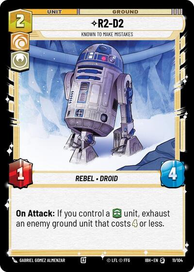 R2-D2 - Known to Make Mistakes - 11/104 - Special - Intro Battle: Hoth