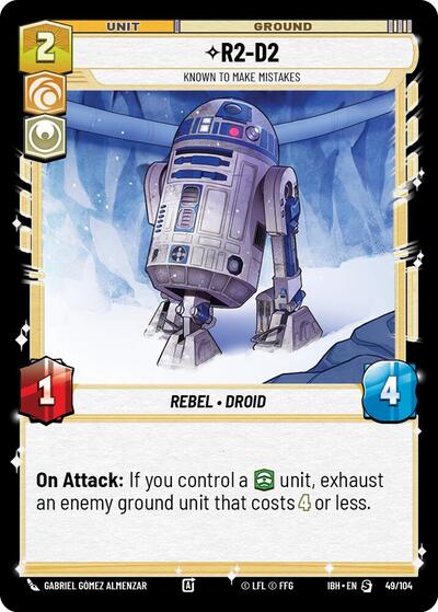 R2-D2 - Known to Make Mistakes - 49/104 - Special - Intro Battle: Hoth