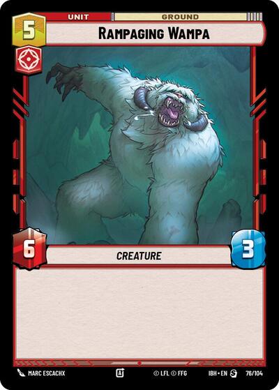 Rampaging Wampa - 76/104 - Special - Intro Battle: Hoth