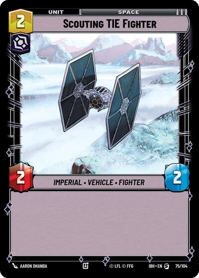 Scouting TIE Fighter - 75/104 - Special - Intro Battle: Hoth