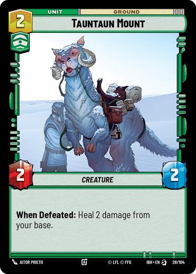 Tauntaun Mount - 28/104 - Special - Intro Battle: Hoth